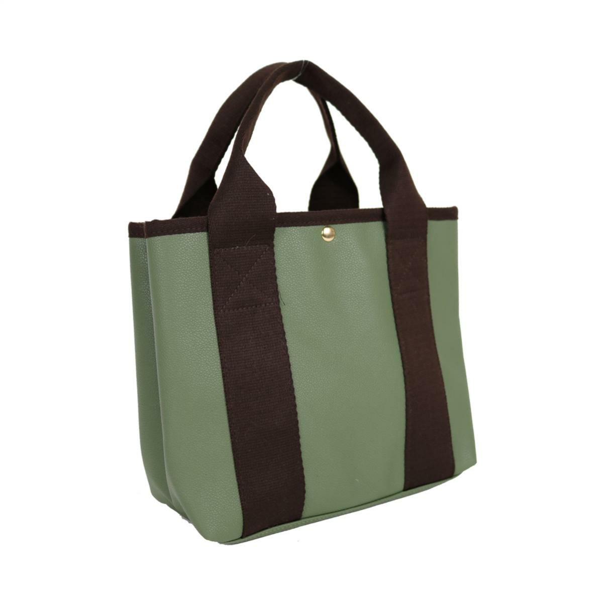 カーキ×ダークブラウン