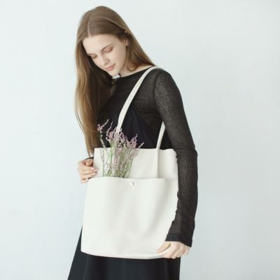 ロゴ刺繍ラージトート COCOALTの商品ページ|ポルカポルカ