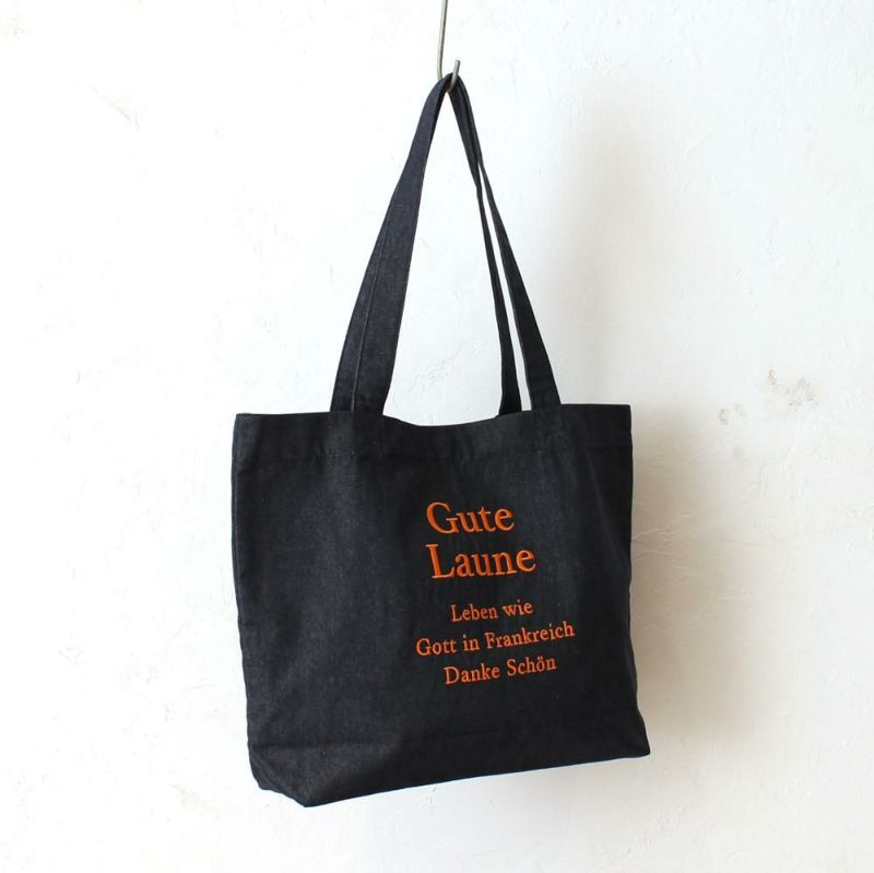 【GANNI】リサイクルコットン ロゴ刺繍 ラージ トートバッグ ロゴ刺繍ラージトート COCOALTの商品ページ|ポルカポルカ