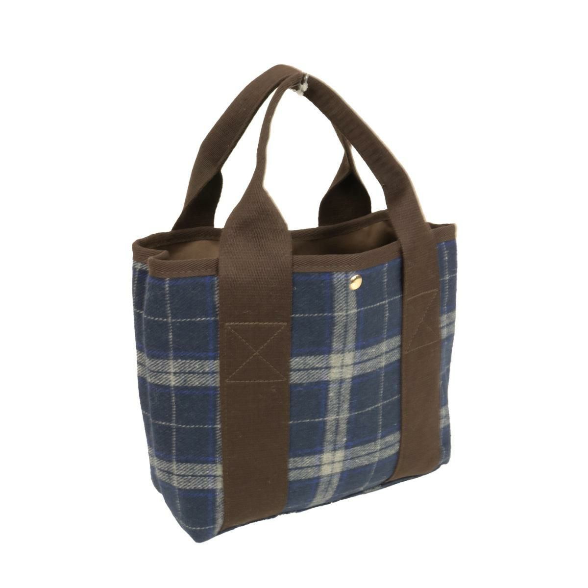 チェック/ネイビー