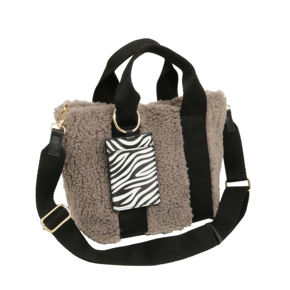 グレージュ/ゼブラ