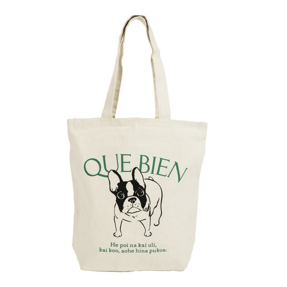 ブルドッグロゴ/アイボリー